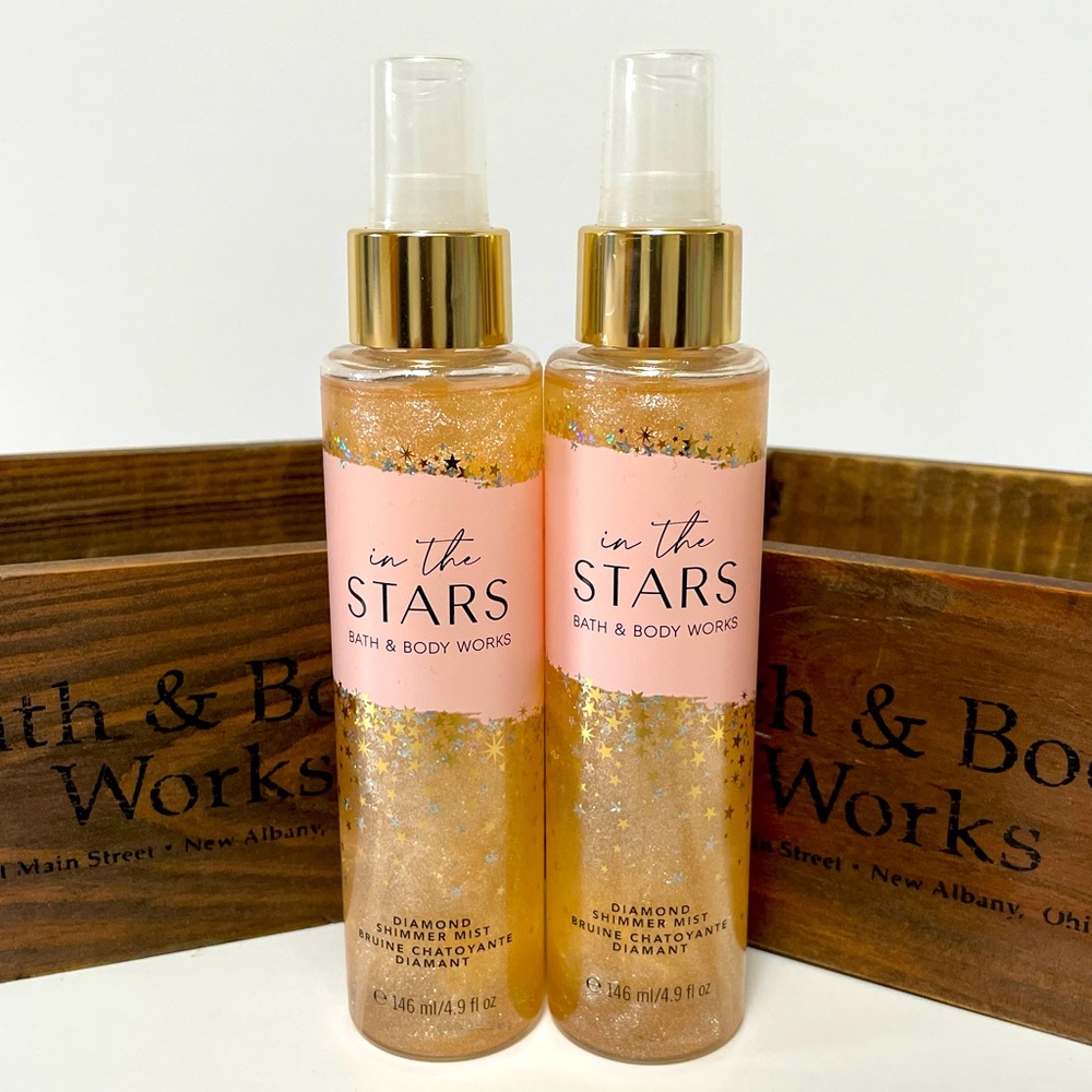 Bath and Body Works In the Stars Diamond Shimmer Mist x 2. New!